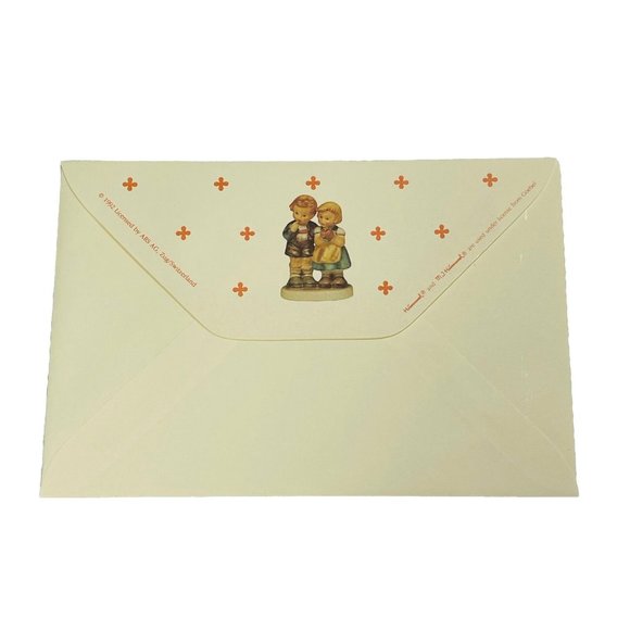Vintage 1992 Hummel Stationary #220 We Congratulate 3 Sheets & 1 Envelope Unused - Picture 5 of 11
